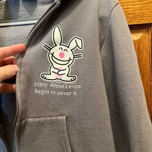 Vintage Happy Bunny hoodie